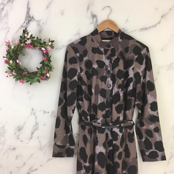 eShakti Zapelle Animal Print Crepe Maxi Dress - Picture 3 of 8